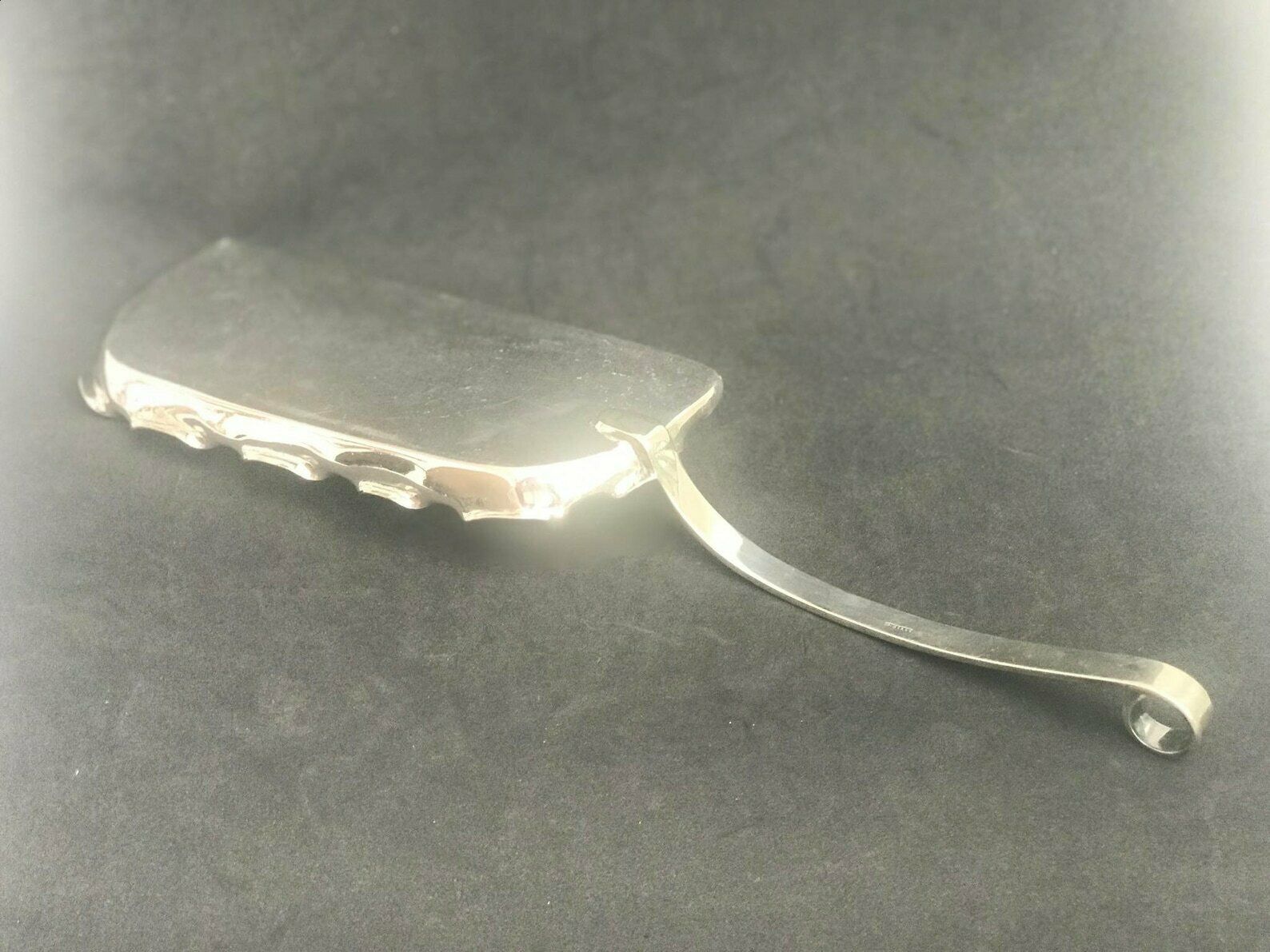 Crumb Shovel Silver Plated Scraper Table Tidy Wedding Gift For Couple Crumb Scoop photo vintage