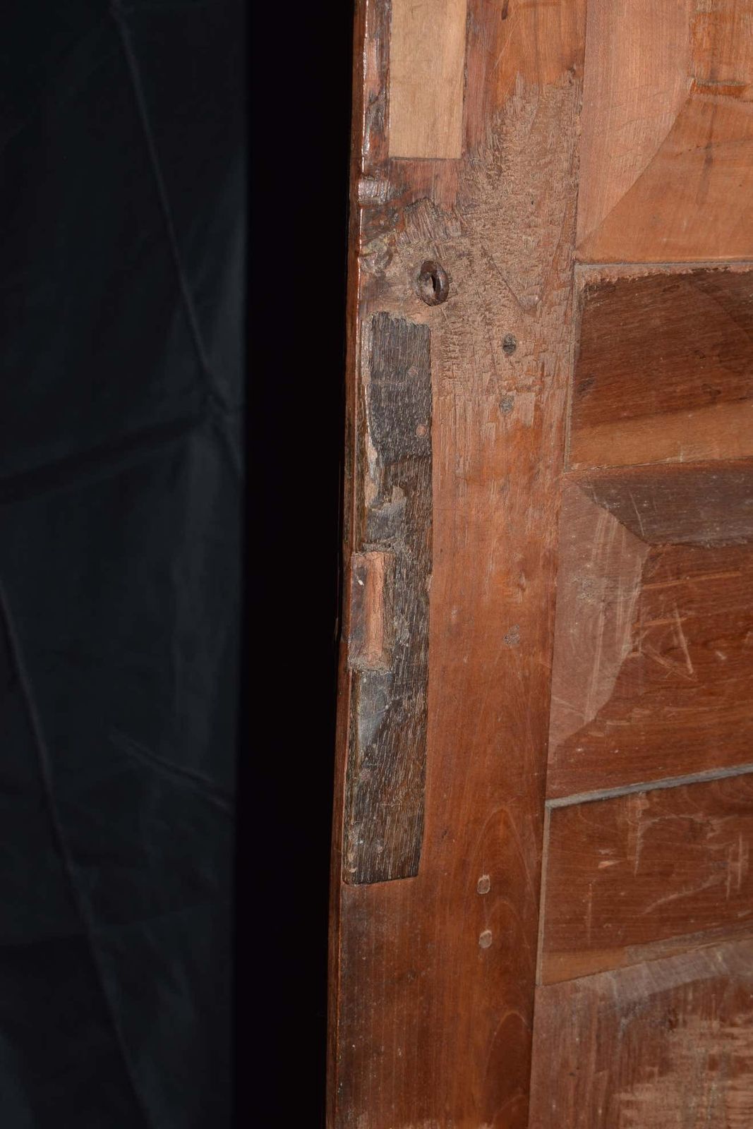 photo for sale An Louis Philippe Solid Walnut Armoire Wardrobe With A Single Draw