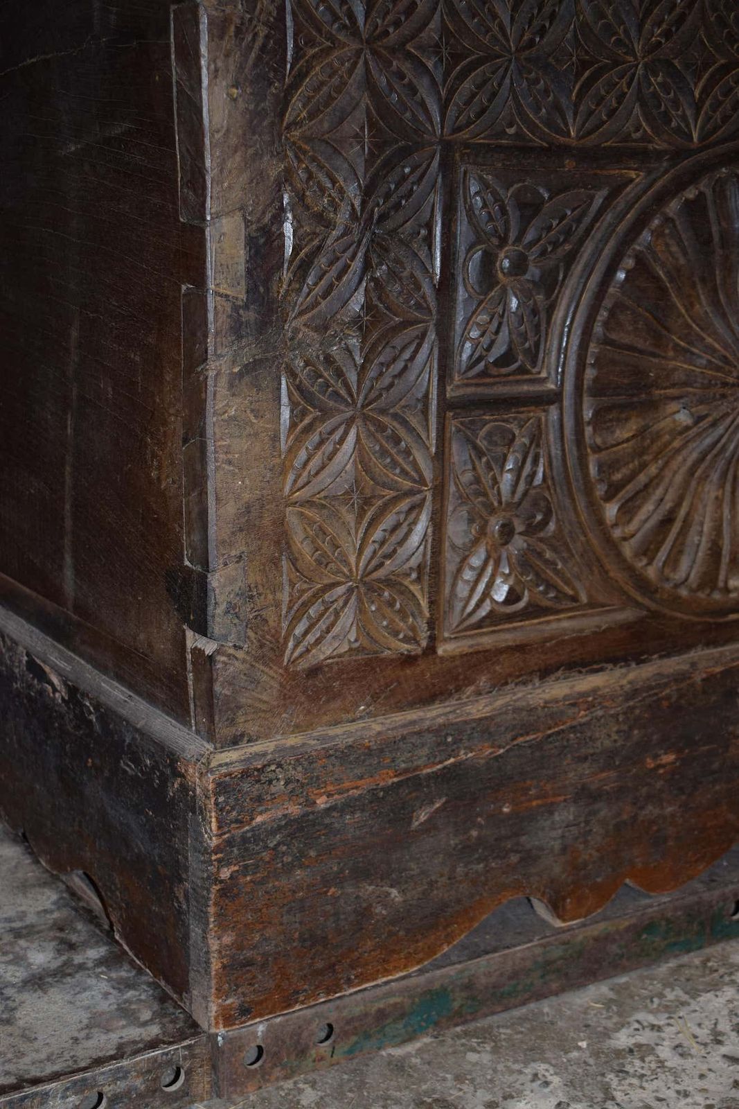 photo for sale 17th Century Antique French Oak Boot From The Gothic Period