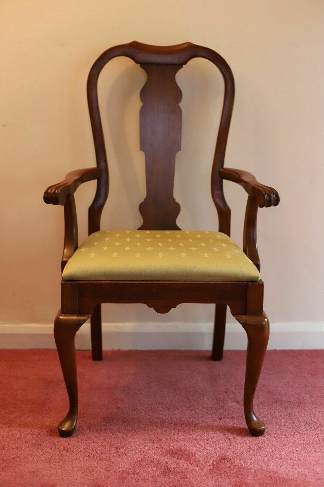 Beautiful Queen Anne Style Armchair