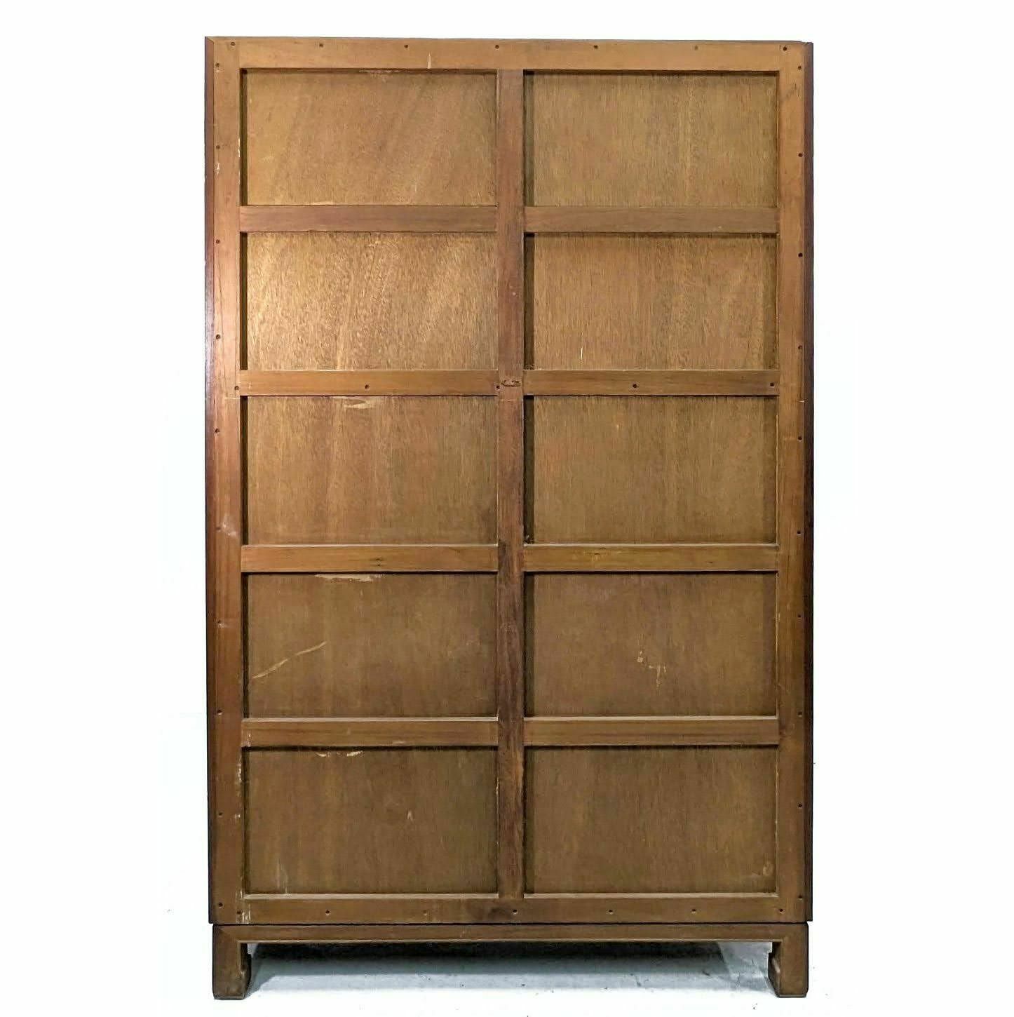 Asian Store Showcase With Sliding Door In Exotic Wood, 1930s photo Furniture