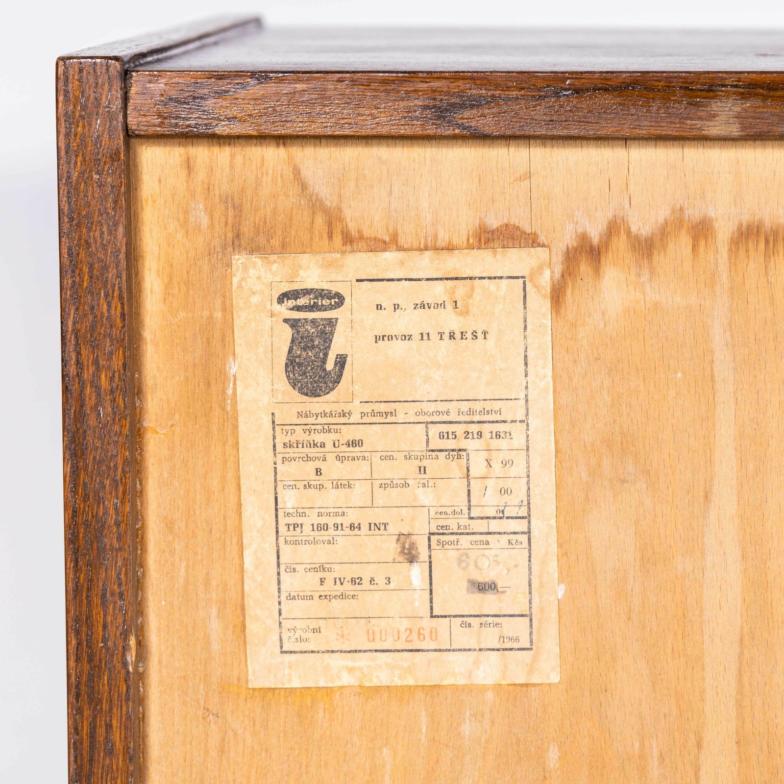 photo for sale 1950’s Large Walnut Cabinet – Sideboard By Jiri Jiroutek For Interieur Praha