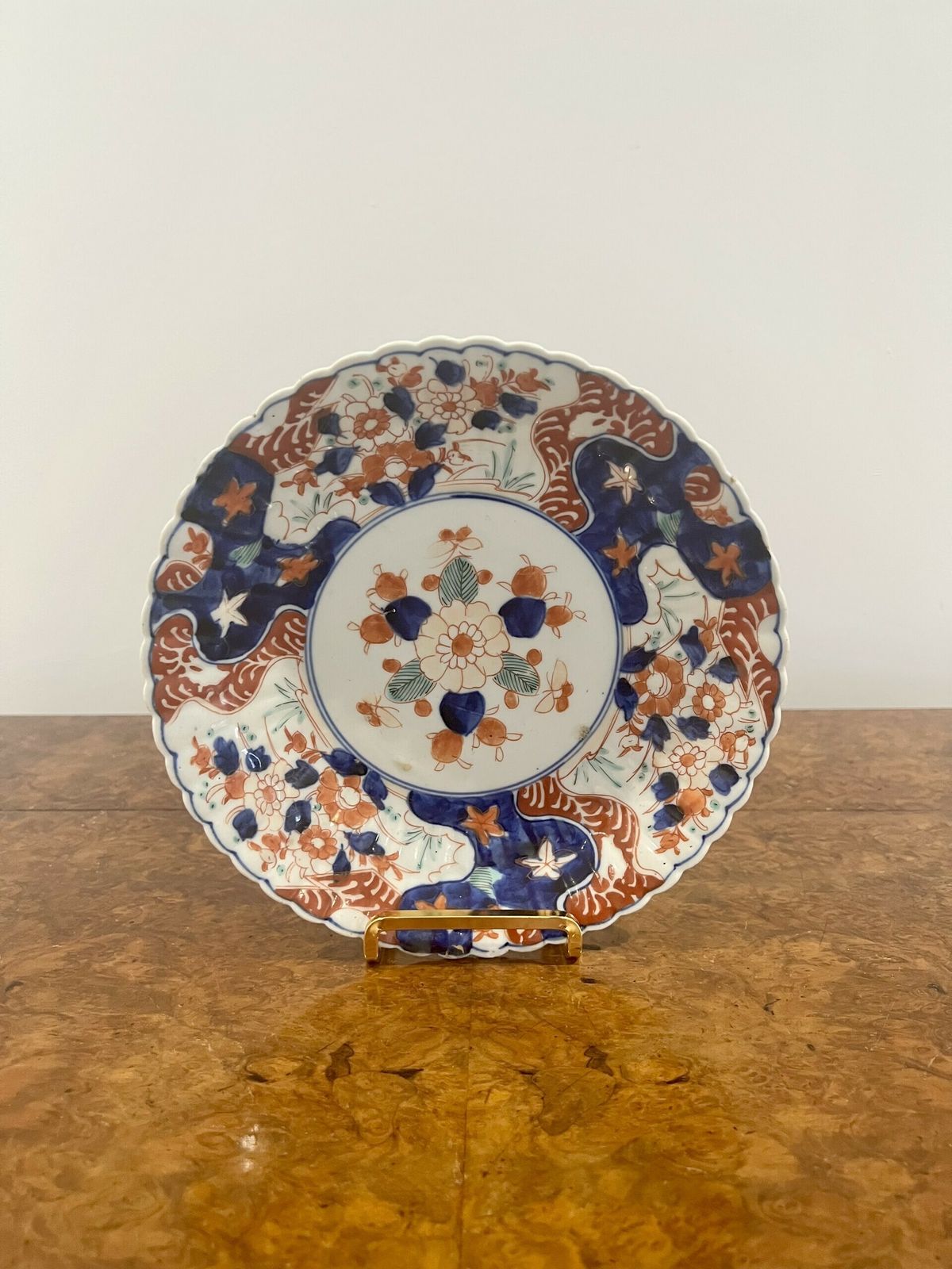 Collection Of Three Antique Japanese Imari Dishes photo vinterior