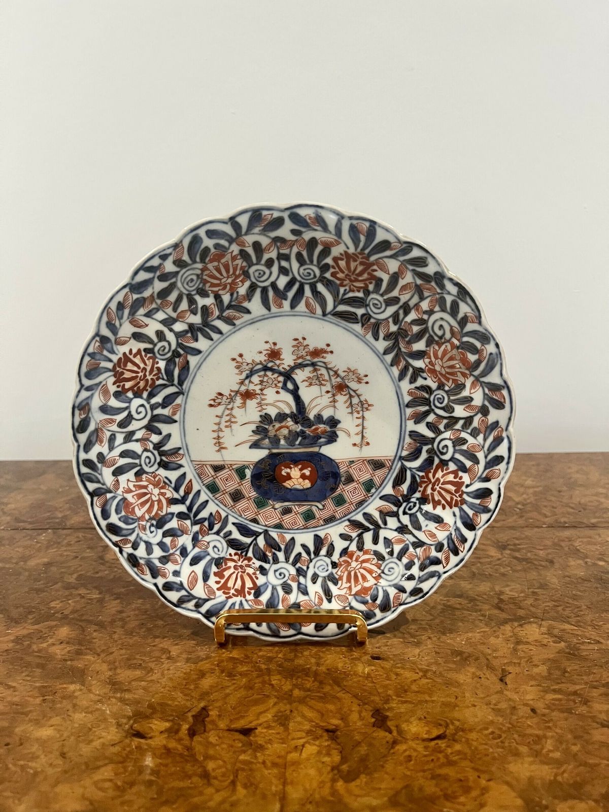 Collection Of Three Antique Japanese Imari Dishes photo buy