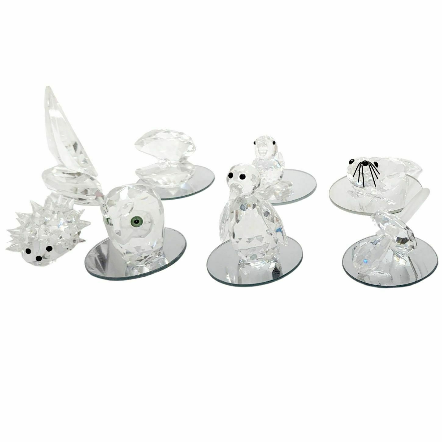 Animal Statuettes (Set Of 16) Cut Crystal By Swarovski photo furniture