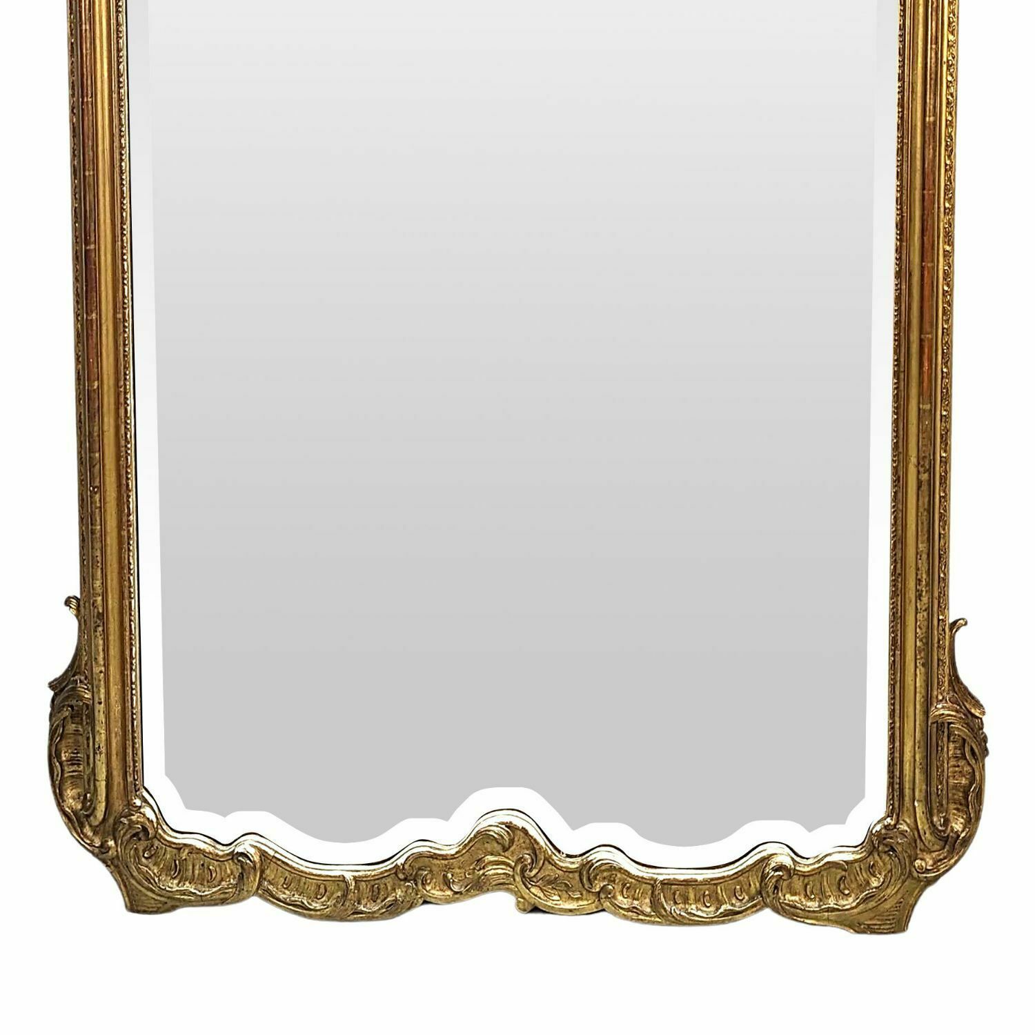 Large Giltwood Mirror From The Napoleon III Period photo for sale