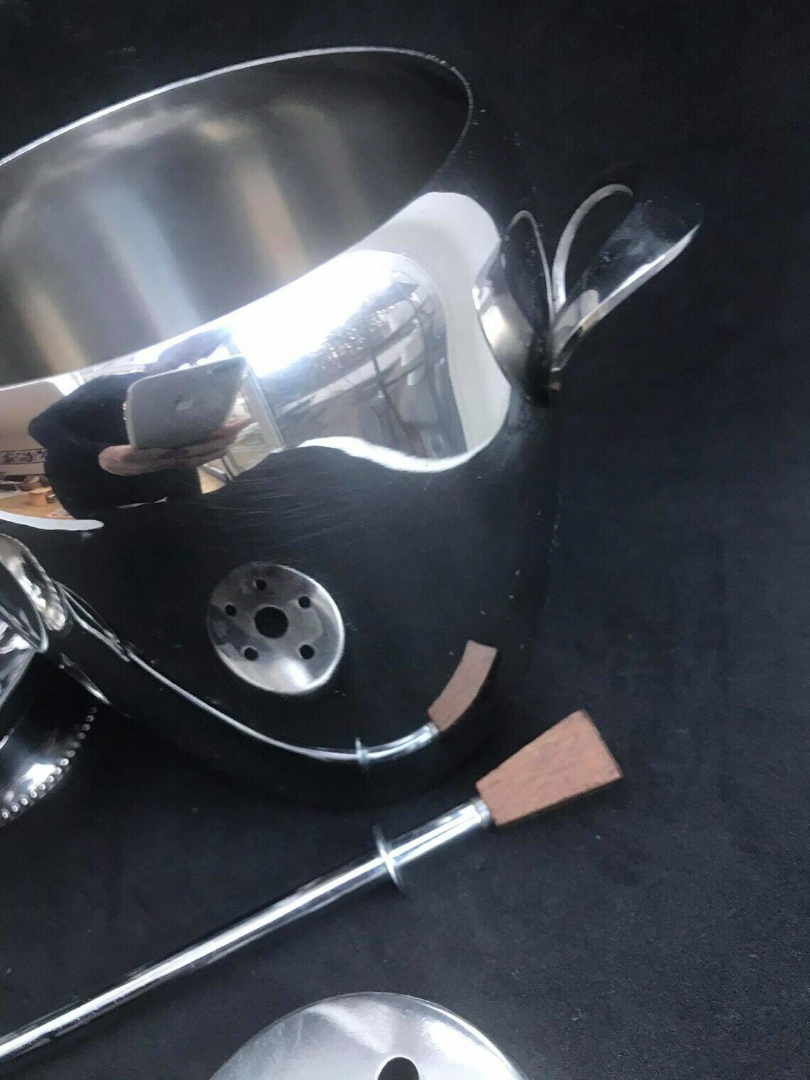 Ice Bucket Ice Bar Decor France Mid Century Nut Dish Stainless Steel Heavy Excellent Quality Ice Bucket Bar Cart Wedding Gift photo vinterior