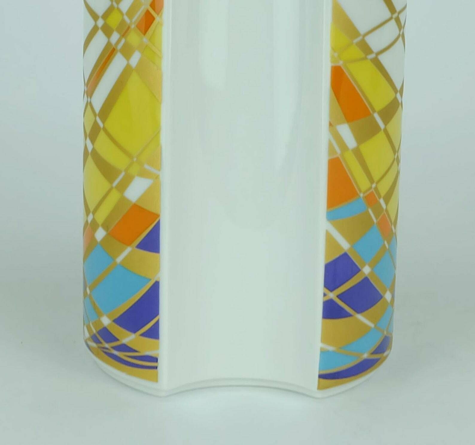Fantastic 1960s 70s Krautheim Op Art Pop Art Vase Graphic Decor photo Home Decor