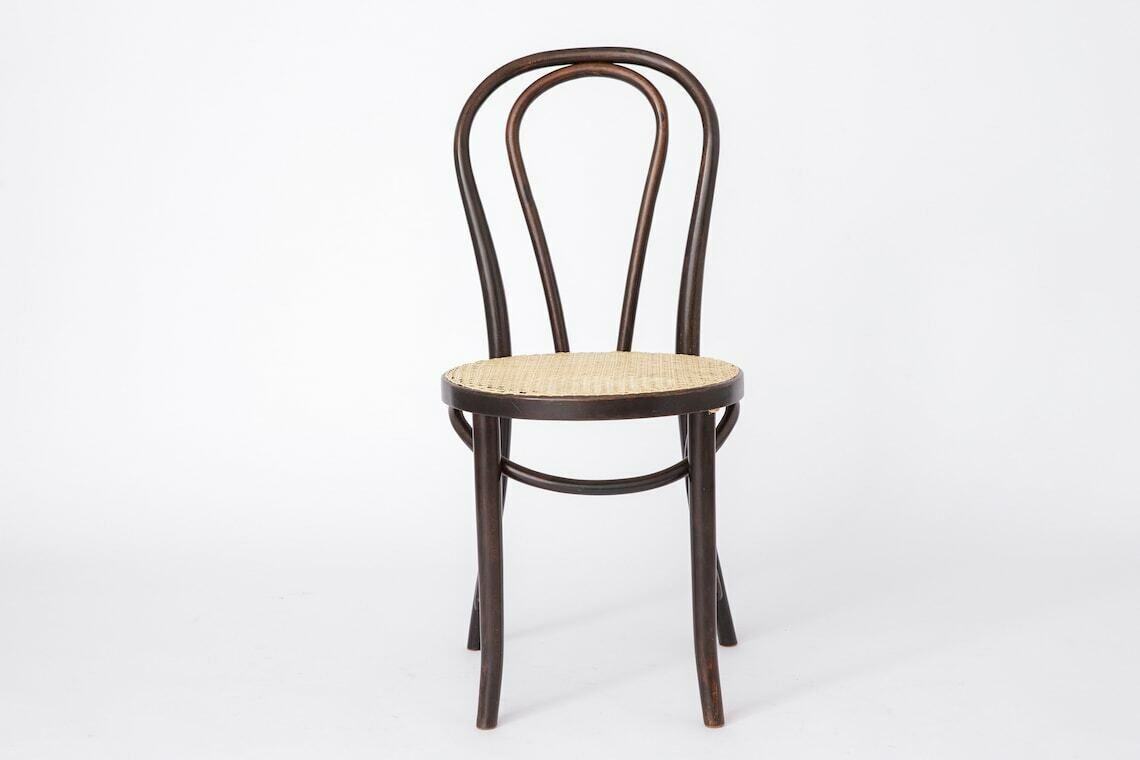 Vintage Chair Bentwod Viennese Braid