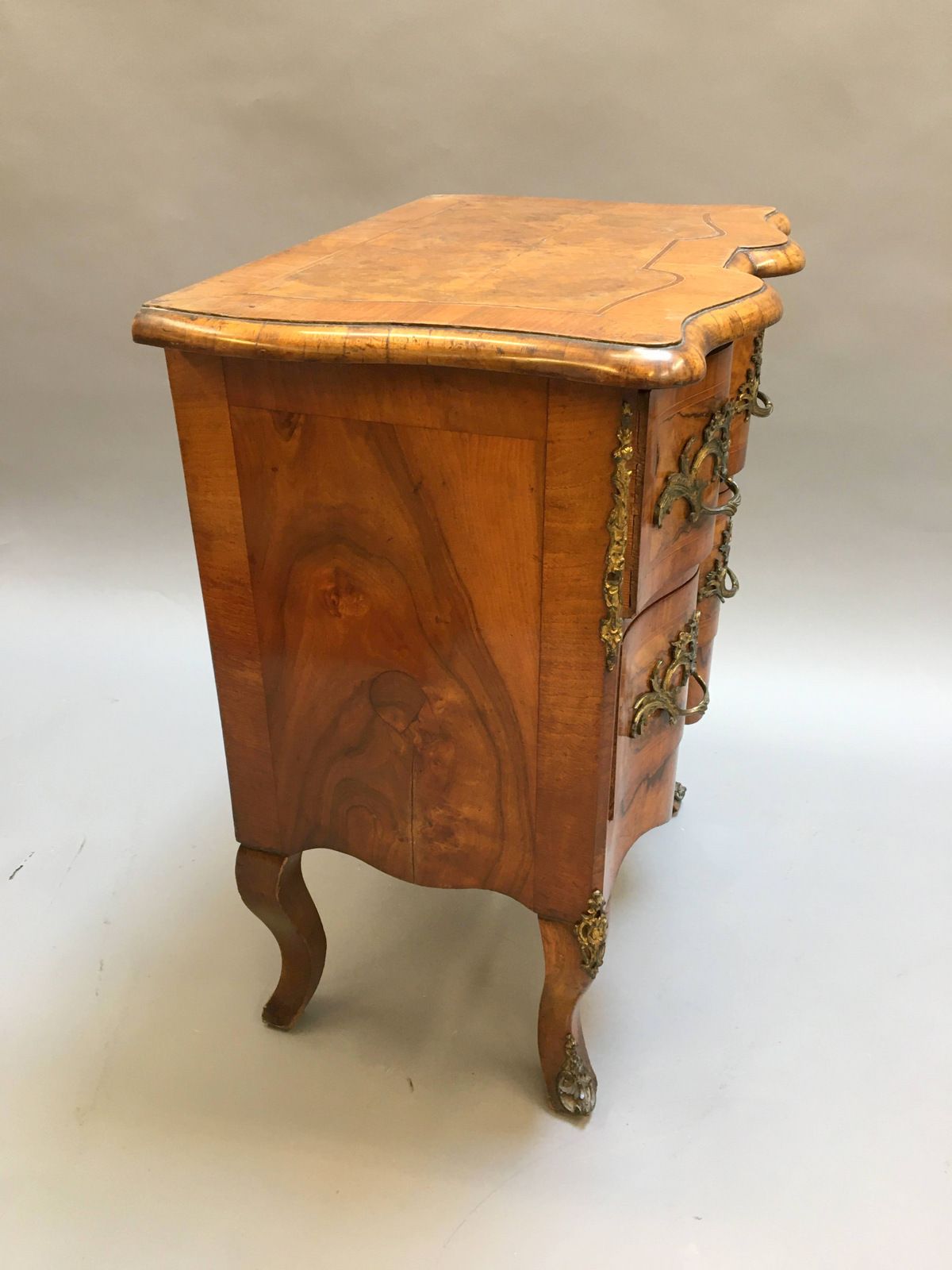 C19th Small Walnut Commode Chest Of Drawers photo 920.0