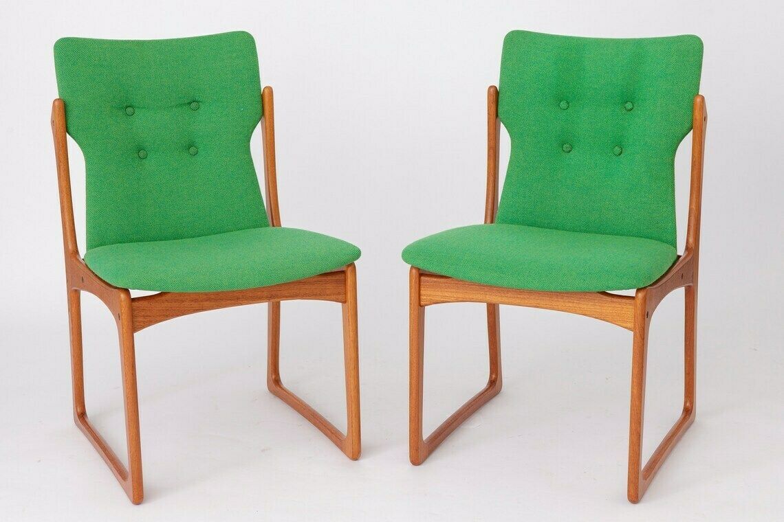 photo furniture Set 6 Vamdrup Dining Chairs Danish Teak 1960s Vintage