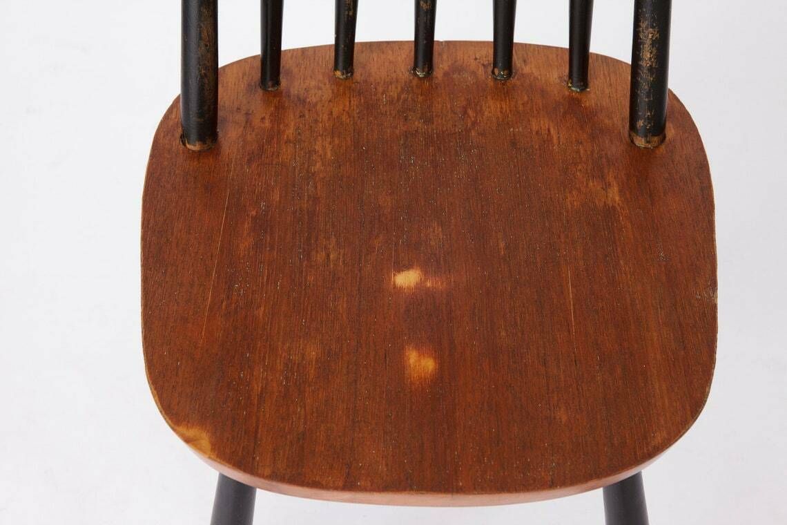 1 Of 3 Vintage Chairs Nesto Tapiovaara Style 60s 70s photo Furniture