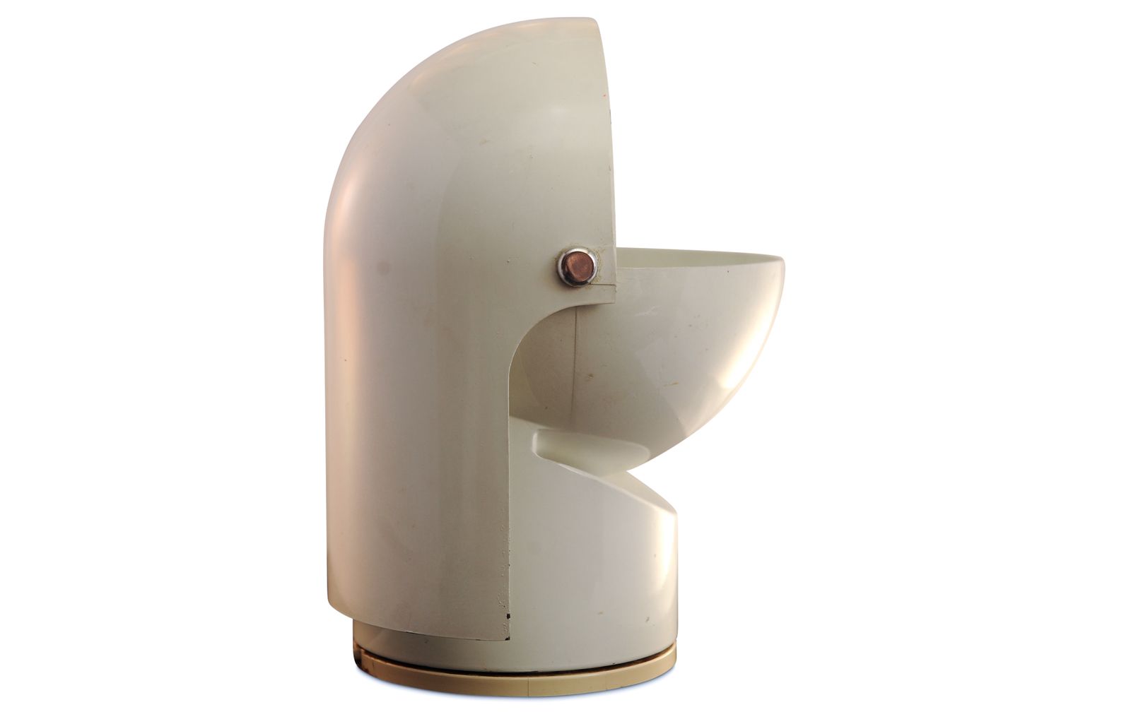 photo vinterior Pair Of Mid Century Modern Italian "Pileino" Electric Table Lamp Designed By Gae Aulenti For Artemide 1972 Made In Italy Ol