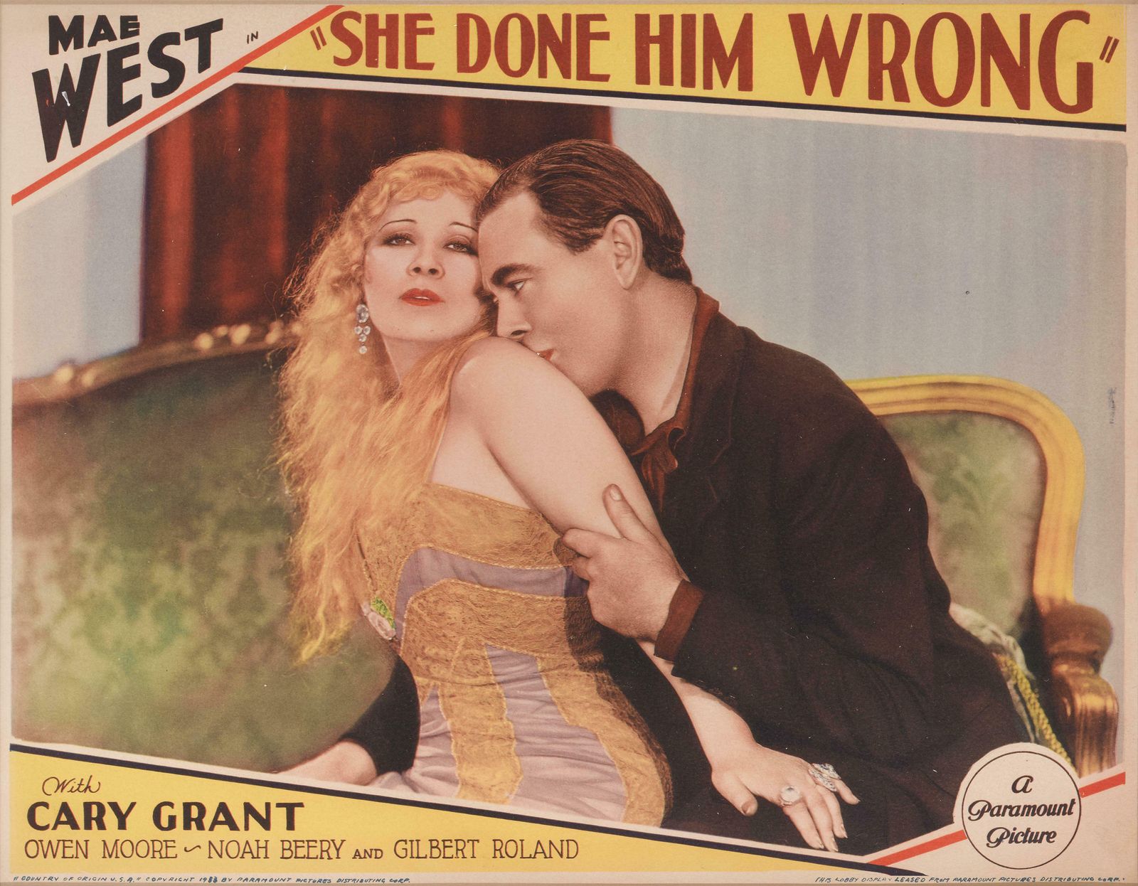 She Done Him Wrong, 1930s, Vintage photo furniture
