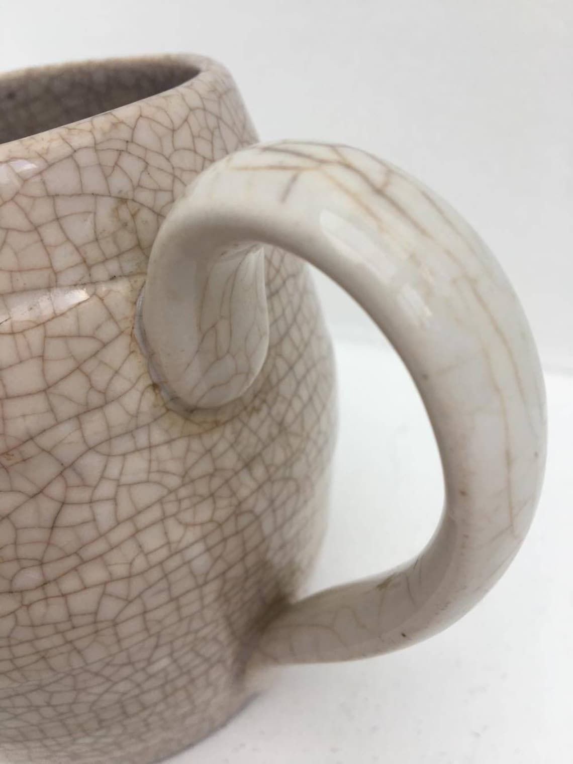 Vintage Laveno Milk Pitcher, Water Jug, Milk Jug Vintage Italian, Ceramic Company Laveno   Made In Italy, Cream Pot, Crackeld Ceramic photo buy