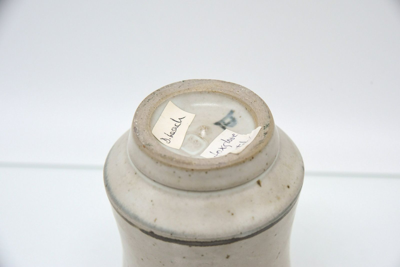 David Leach 'Foxglove' Design Waisted Beaker | Lowerdown Pottery Hand Made Pot | Fine Art Studio Pottery photo vinterior