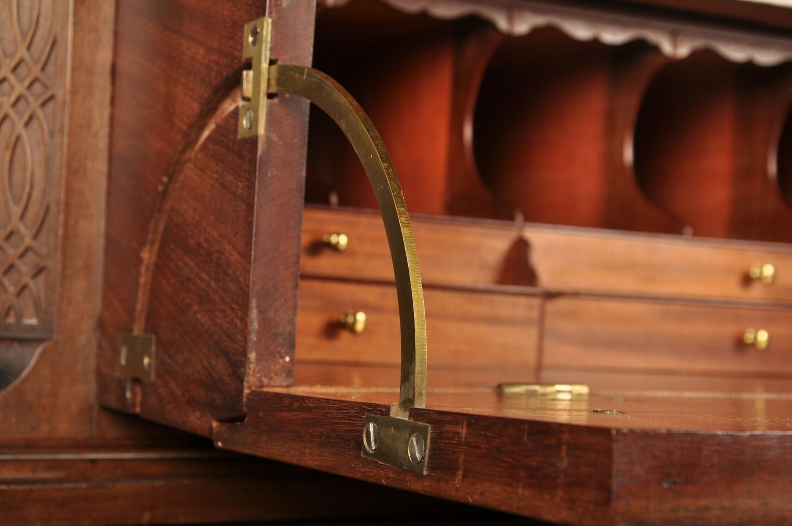 12000.0 Fine 18th Century Mahogany Secretaire Tallboy photo