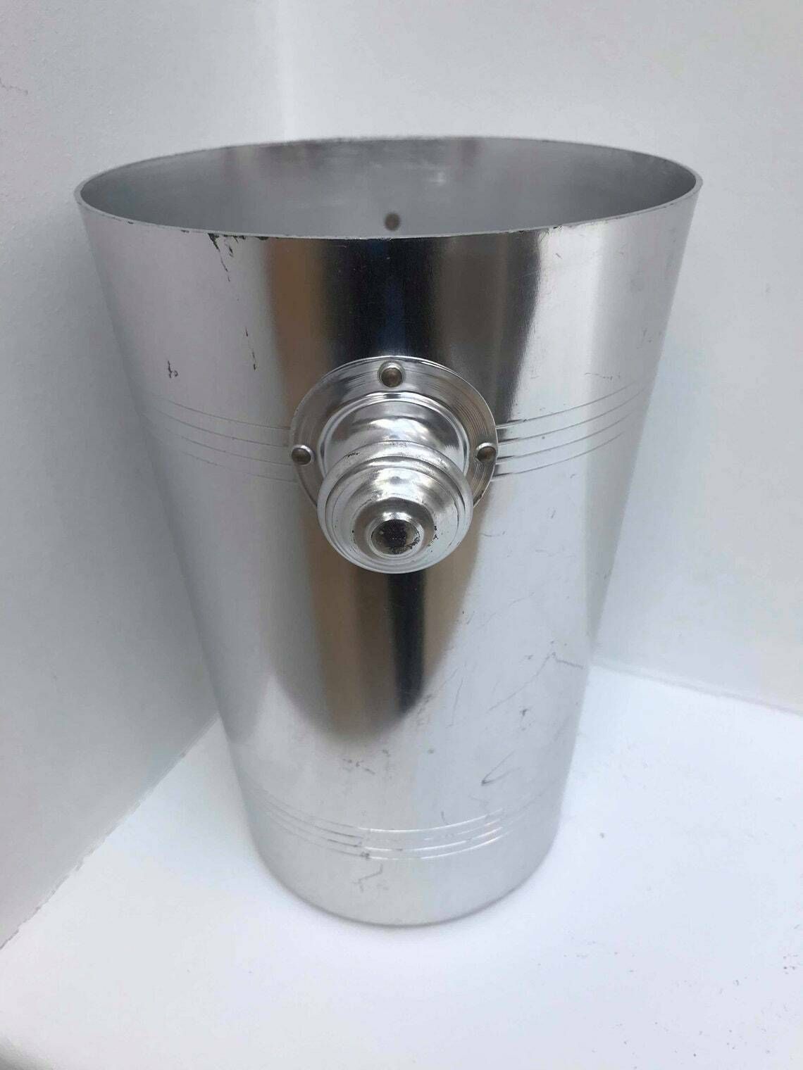photo furniture Champagne Bucket Ice Bucket Elegant Art Deco Champagne Vintage, Ice Buckets Cooler Wine Bar Cart Bartender Bar Accessories Christmas Gift