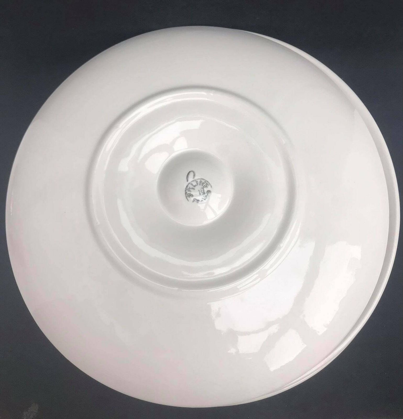 photo for sale 6 French Oyster Plate Green Vintage Oysters Platter 1950 Plate Oysters, Dish Oysters, Shellfish, Seafood, Ceramics France, French Pottery