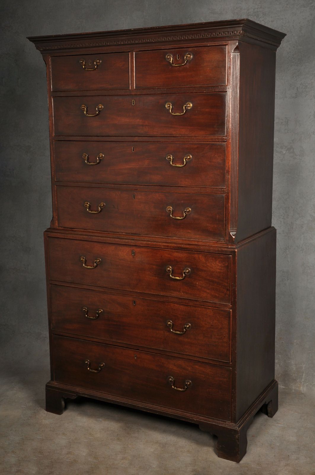 18th Century Mahogany Tallboy, 1700s photo furniture