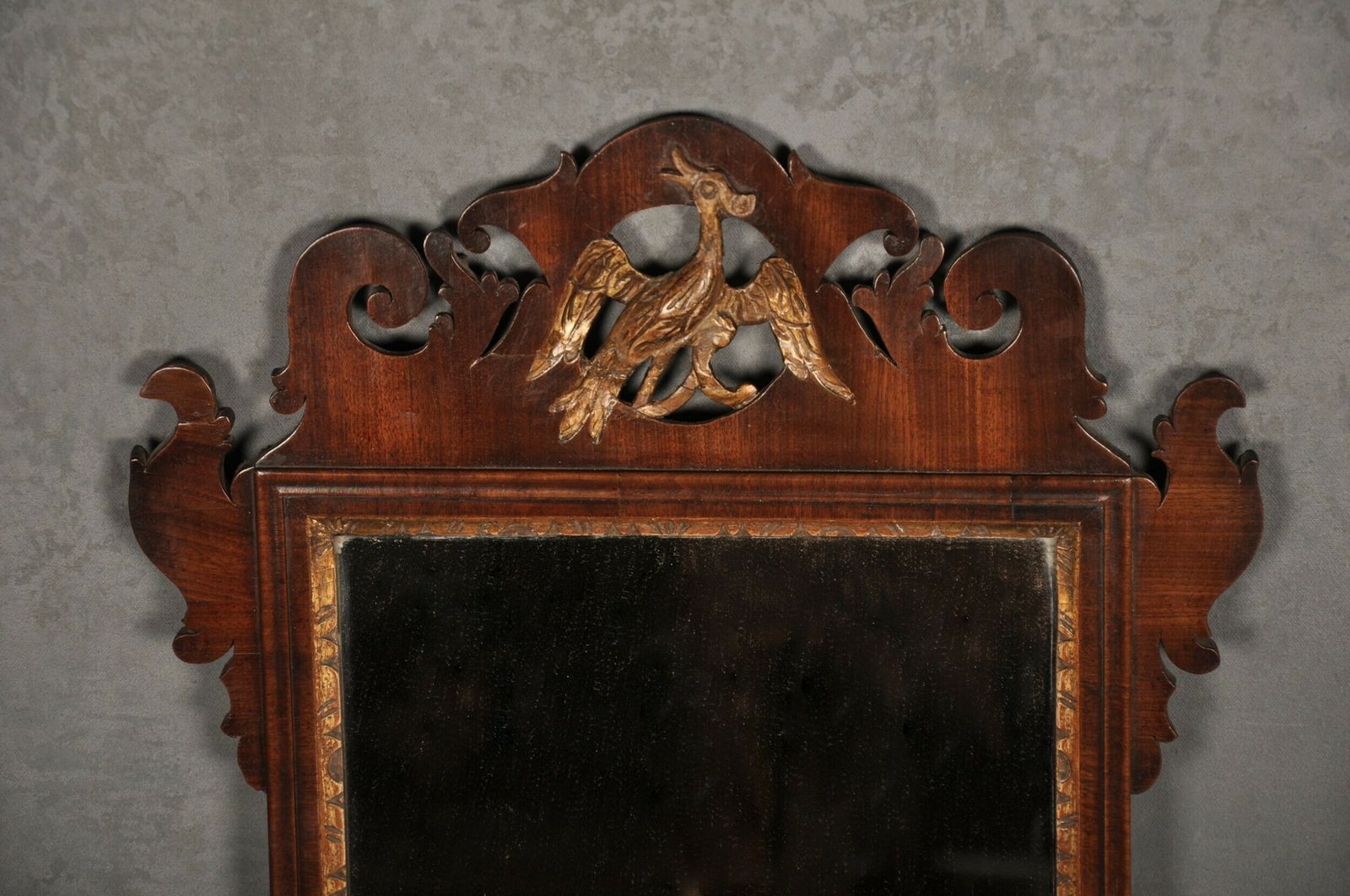 Fine 18th Century Mahogany Chippendale Mirror photo furniture