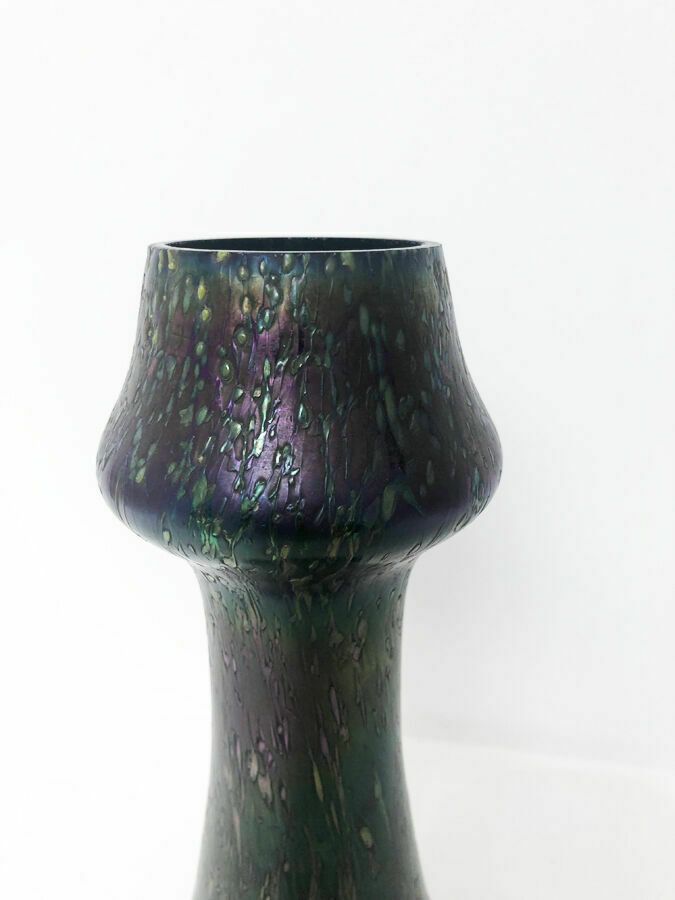 Glass Leg Vase, 20th, Mid 20th Century photo for sale