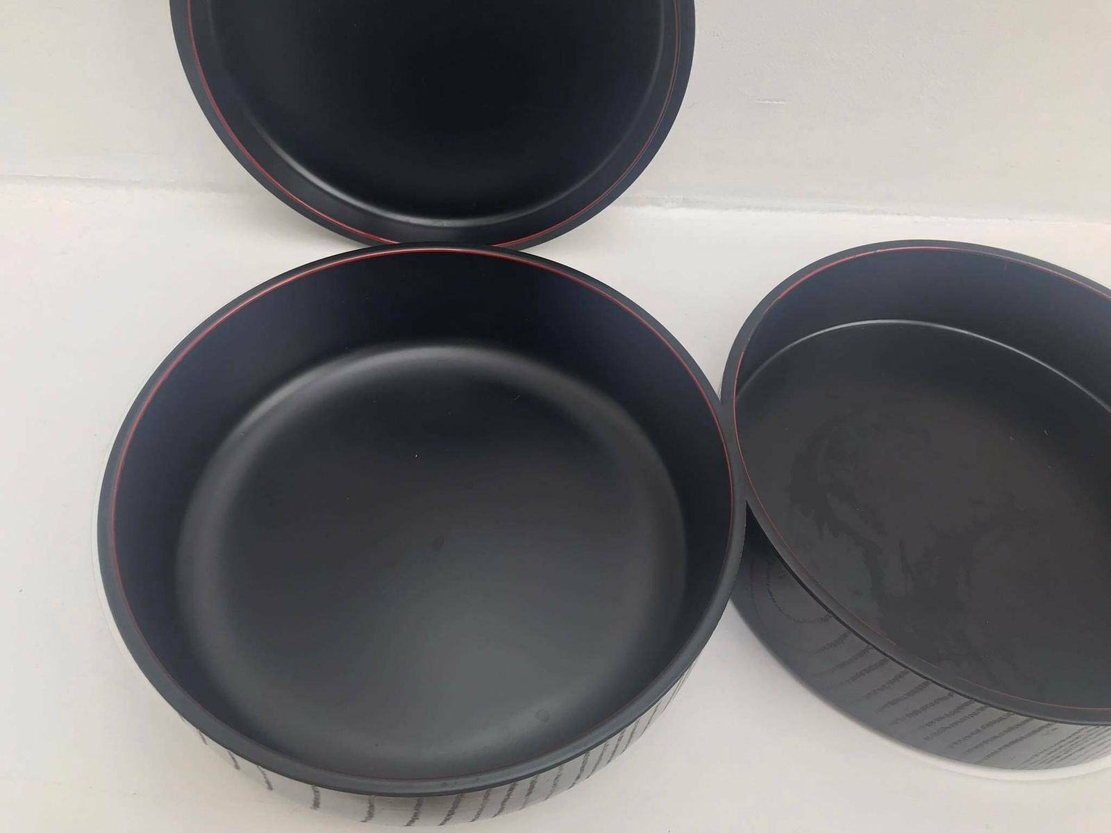 Japanese Lacquered Lunch Box 2 Tiers With Lid Black Modern Minimalist Decor Gift Japanese Black Red Box Storage Kitchen Decor photo buy