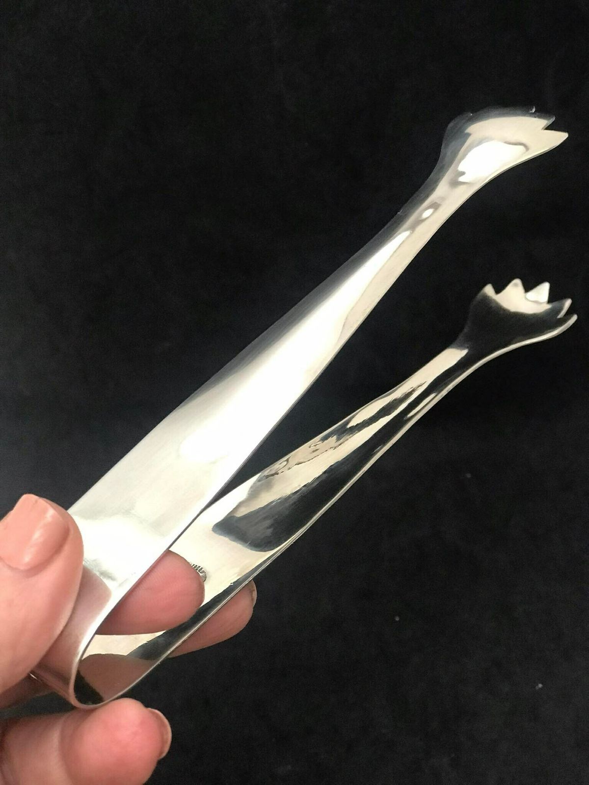 Sterling Silver Ice Tongs Silver 925, Mexican Silver Taxco Bar Decor Gift For Him Bar Accessories Wedding Gift Mixology Gift For Him photo Home Decor
