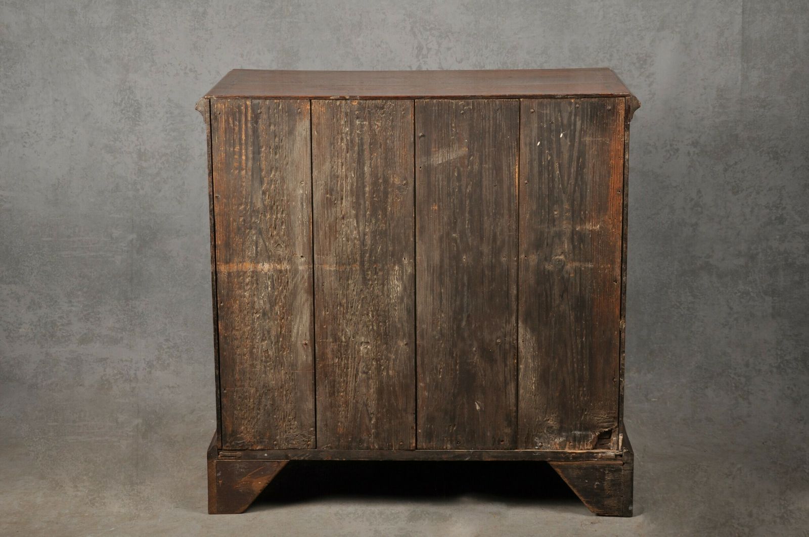 Furniture 18th Century Inlaid Oak Chest Of Drawers photo