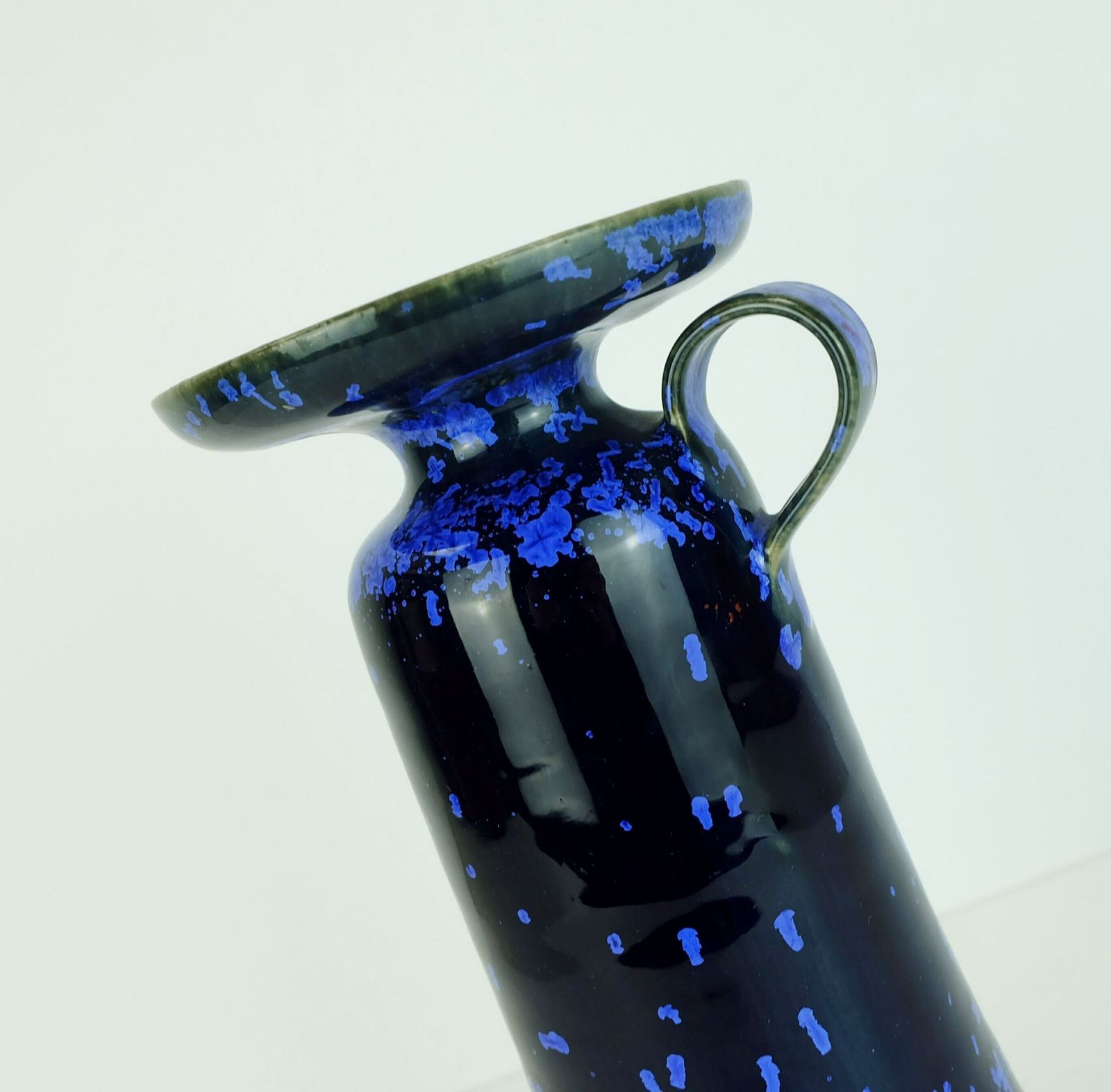 East German Mid Century Ceramic Vase Art Pottery Unterstab Langenhessen 70s Studio Ceramics photo furniture