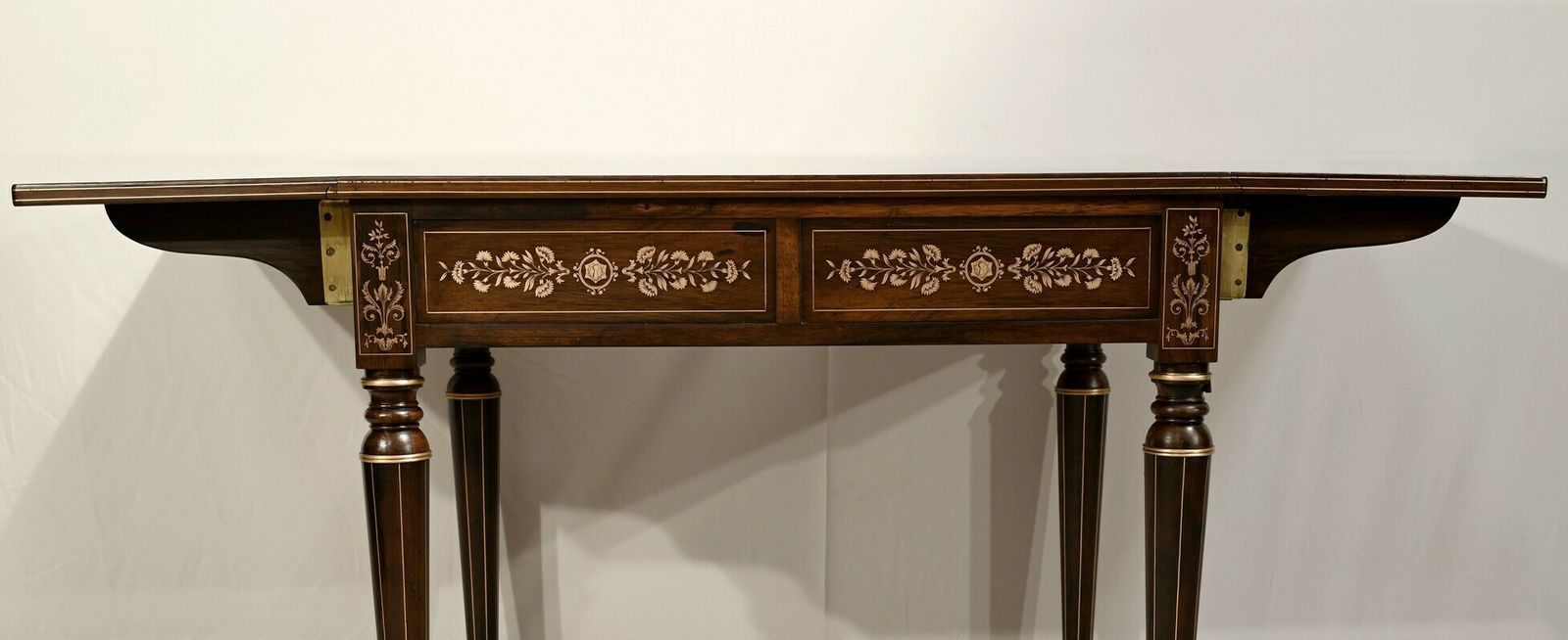 Furniture Rosewood Table, Louis XVI Style, Napoleon III Period – Mid 19th Century photo