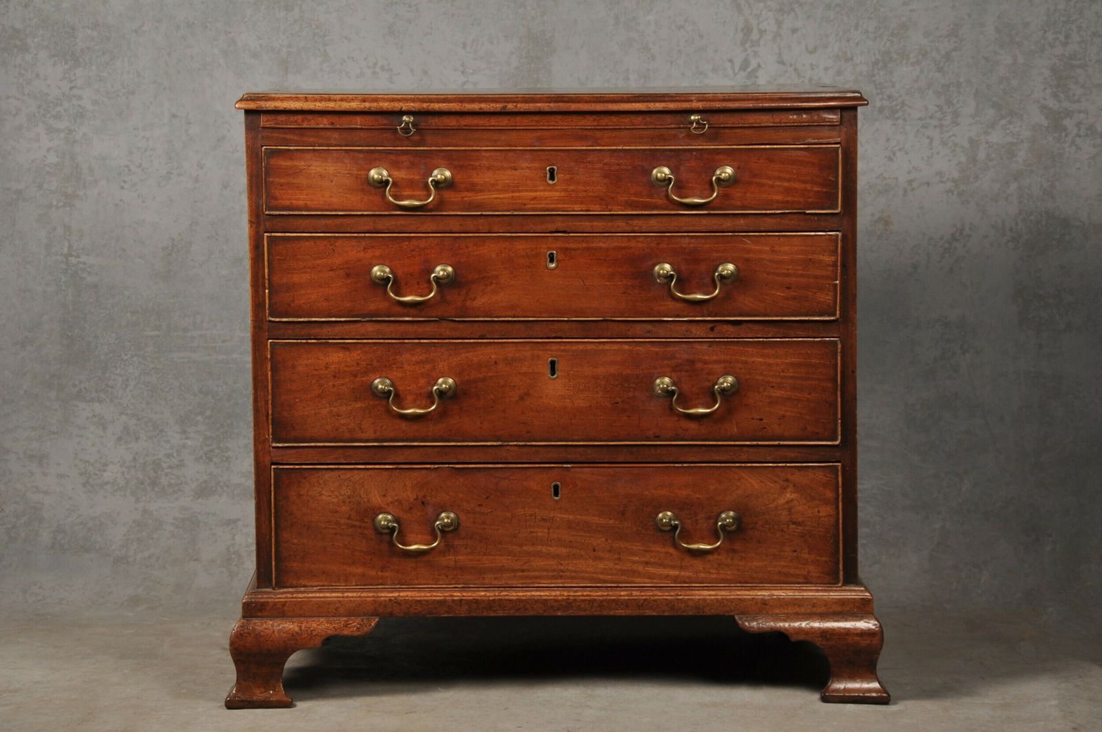 Small 18th Century Mahogany Chest Of Drawers photo furniture