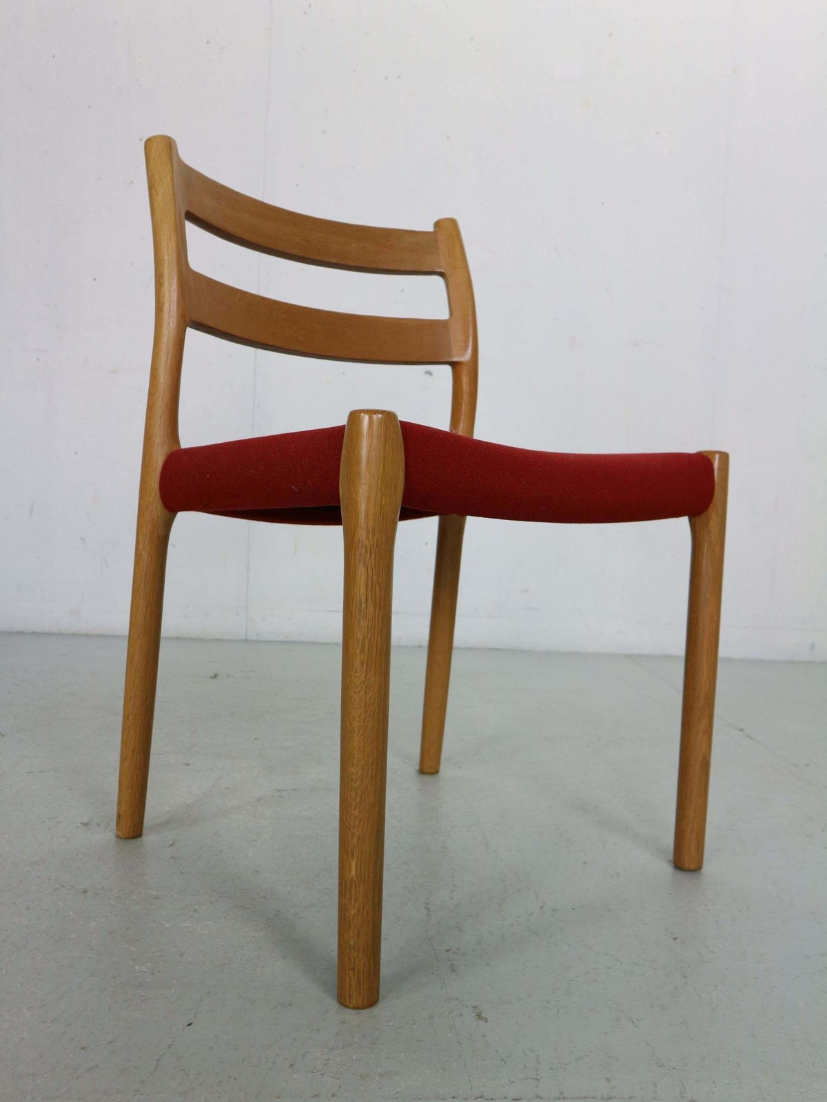 photo for sale Niels Otto Moller Set Of 4 Dining Chairs Model 84 For Højbjerg Denmark 1970s