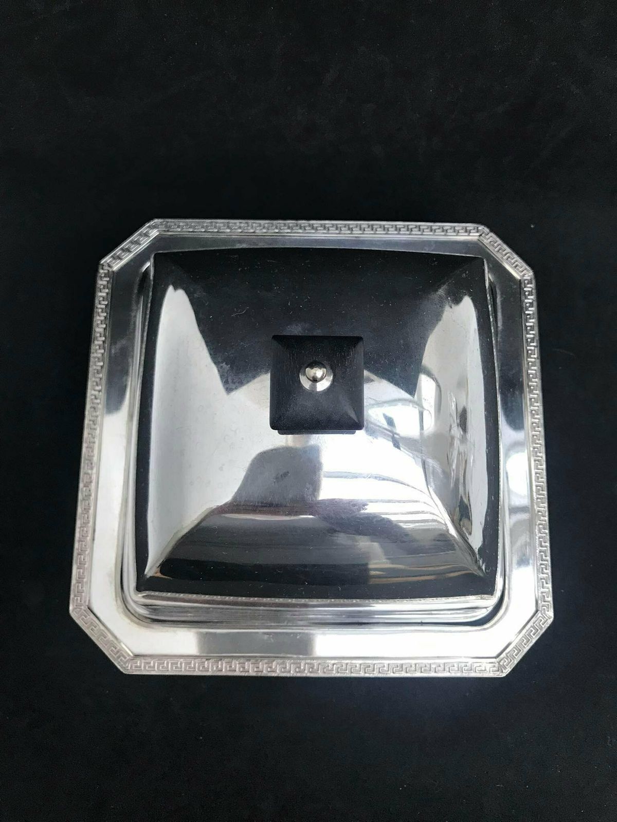 Muffin Dish Candy Dish Silver Plated Harrods England 1920s, Lidded Bowl Butter Dish With Lid Edwardian Wedding Gift For Mom photo vintage
