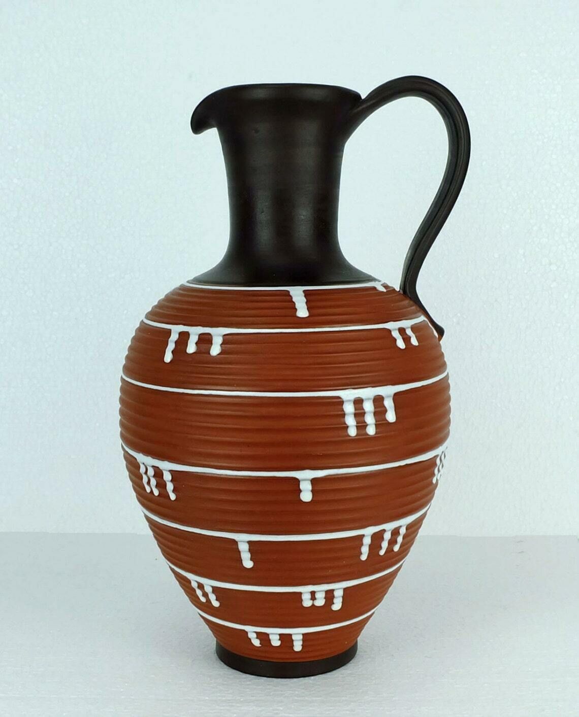 Large Mid Century Vase Jug Vase By Ilkra Decor Palermo 1950s Model 52/35 photo for sale