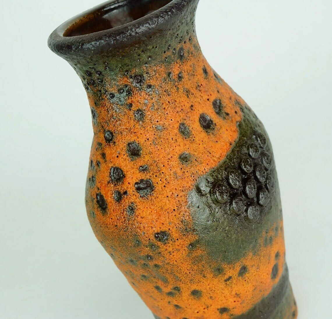 Rare Vintage 1960's Fat Lava Robot Vase U Keramik Model Number 560/20 Exceptional Glaze And Shape photo Home Decor