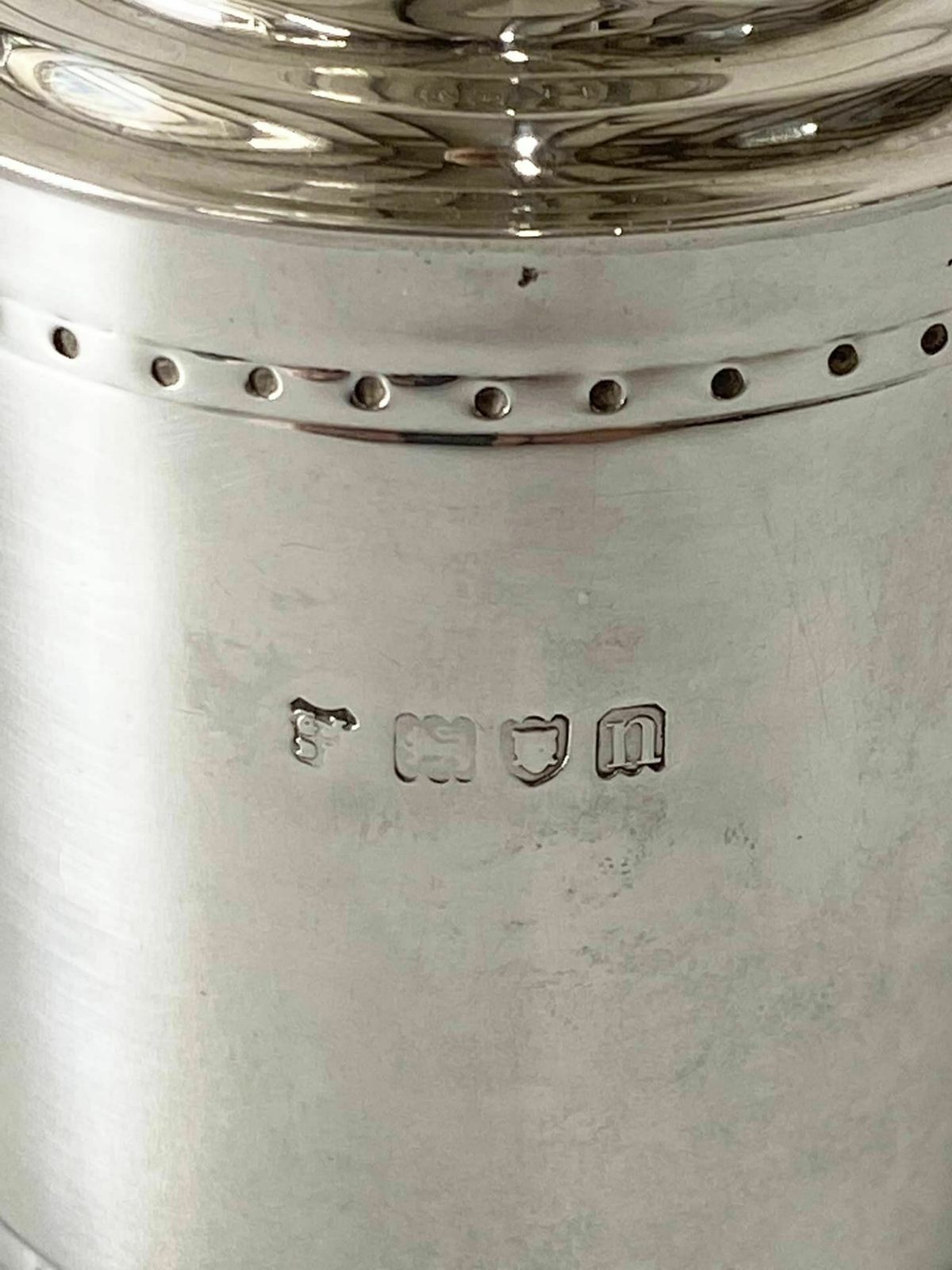 Beautiful Silver Edwardian Tea Caddy photo for sale