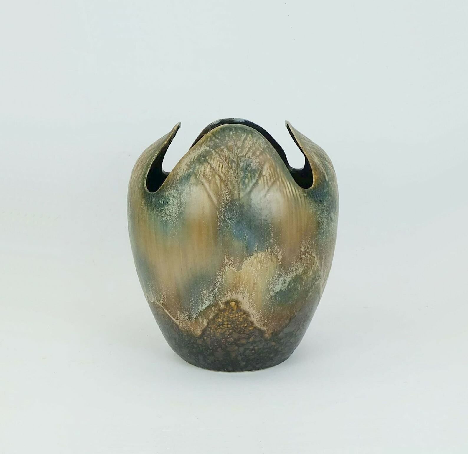 Duemler & Breiden Mid Century Ceramic Vase Model 052/22 Organic Shape