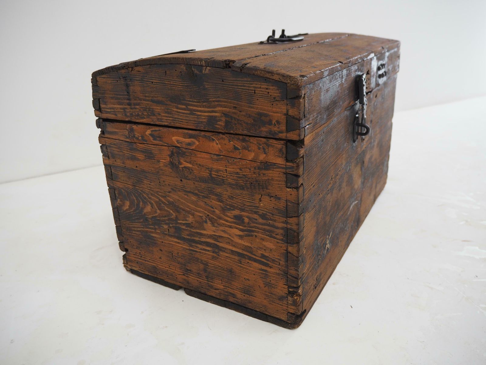 Vintage Wooden Box Suitcase 1960s photo Furniture