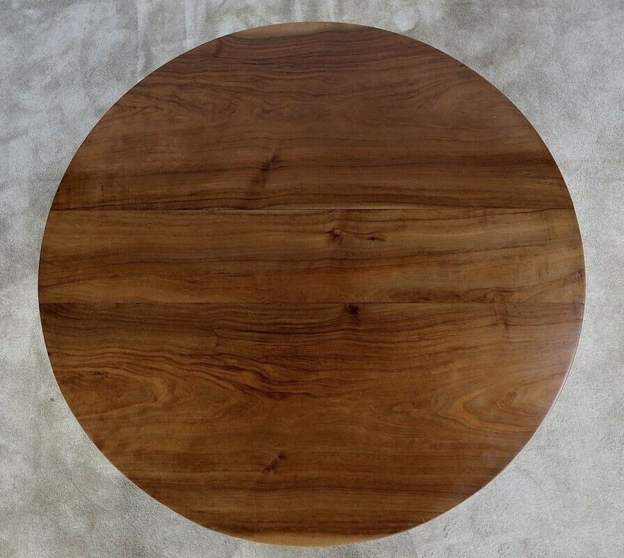 Estate Pedestal Table In Solid Walnut, Restoration Period, Early 19th Century photo 2976.7