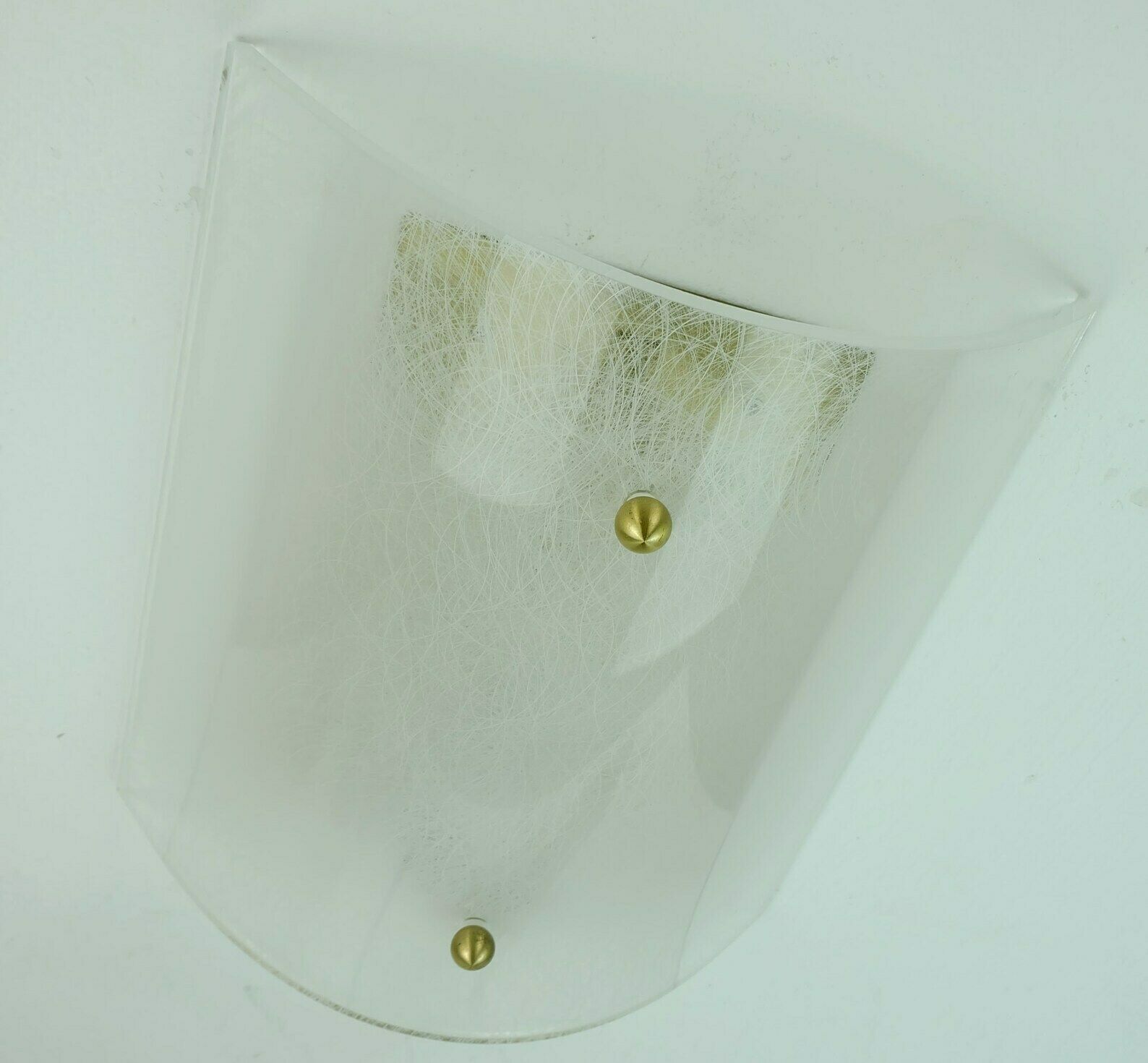 photo furniture Large Mid Century Sconce Acrylic And Brass 1960s 1970s Lucite Wall Lamp