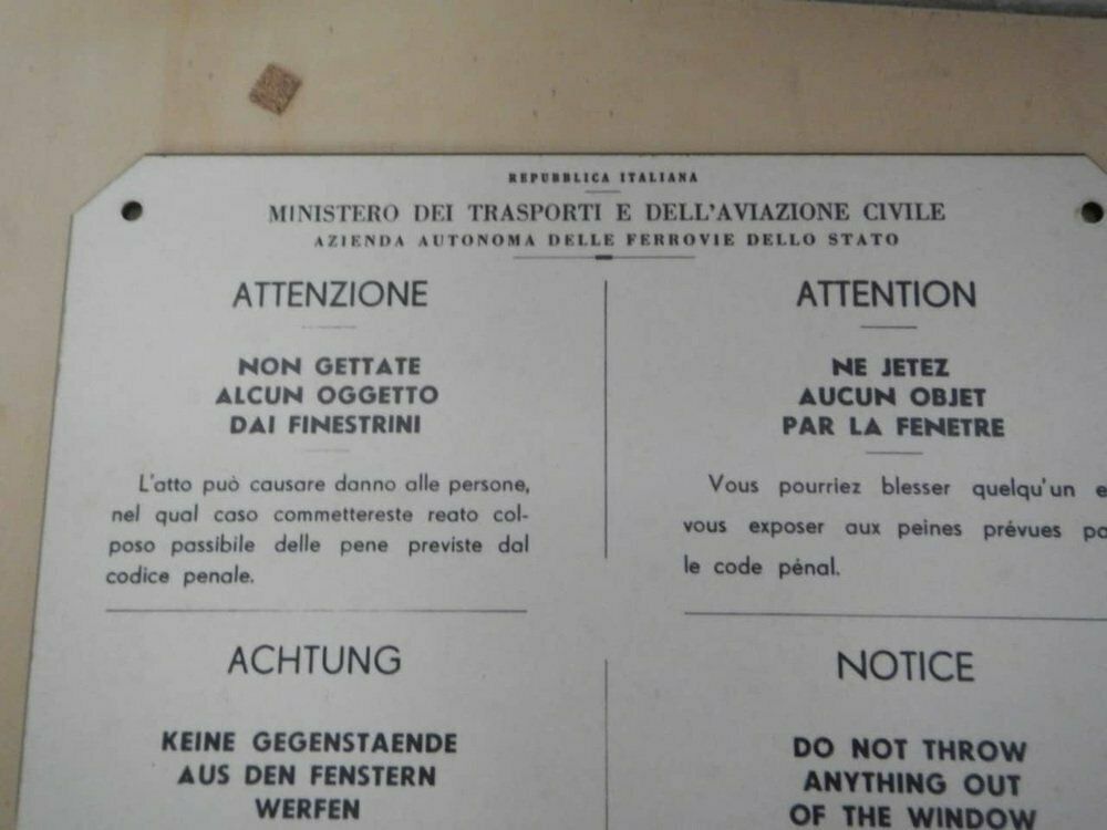 State Railway Plates, 1965, Set Of 2 photo vinterior