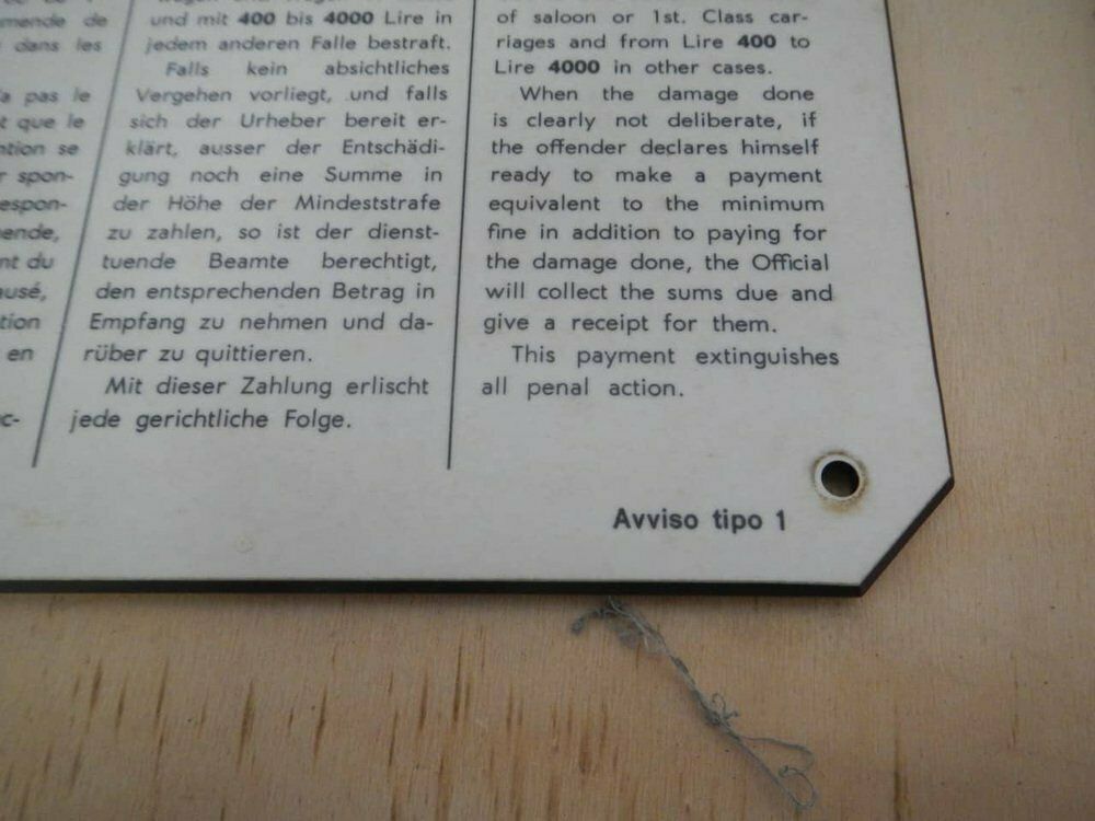 State Railway Plates, 1965, Set Of 2 photo buy