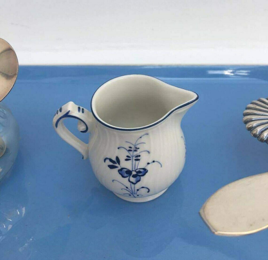 Villeroy & Boch Set, Mix And Match Service Plate Orleans, 30s, Silver Plated Cream Jug, Sugar Pot, Small Jug Villeroy And Boch photo furniture