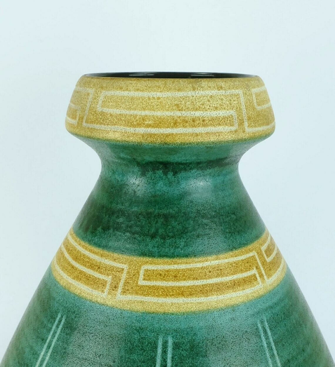 West German Mid Century Vase Floorvase Bay Keramik Model 680 40 Geometric Decor photo buy