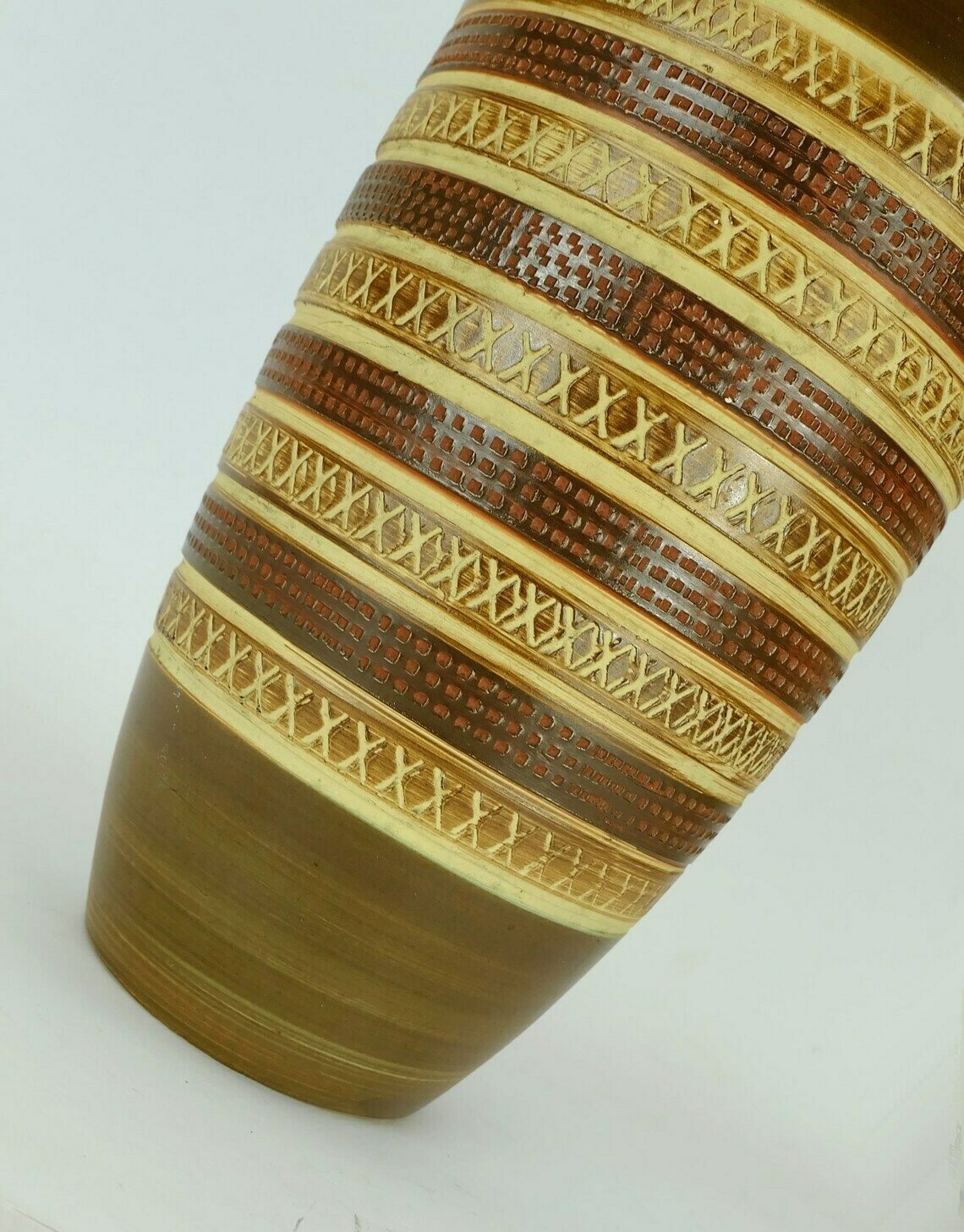 West German Mid Century Vase Duemler & Breiden Model 166 30 Graffito Decor 1950s 1960s Wgp photo vinterior