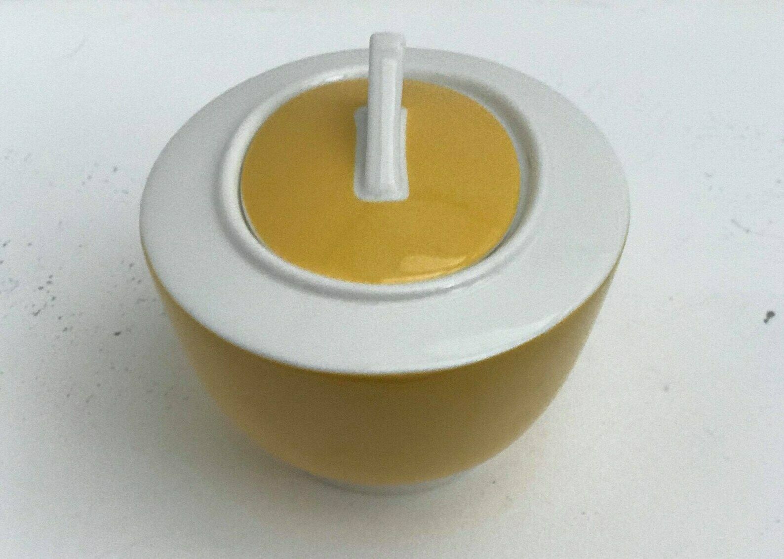 Sugar Bowl With Lid Wonderful World Yellow By Villeroy And Boch Vintage Discontinuated photo vintage