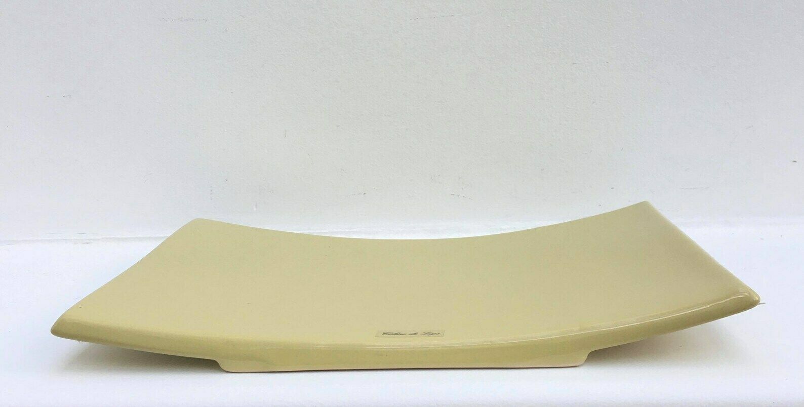 photo for sale Sushi Platter, Serving Sushi Plate, Belgian Pottery, Pastel Green Light, Christmas Table, Gift For Her, Wedding Gift, Salmon Sashimi 90s