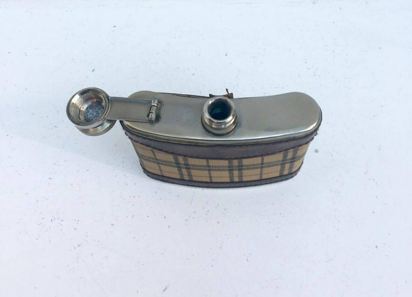 photo for sale Hip Flask, Vintage Chamaco Leather ,Covered Stainless Steel ,Hip Flask Luxury ,Hip Flask Leather Portable ,Thickening Stainless Stee