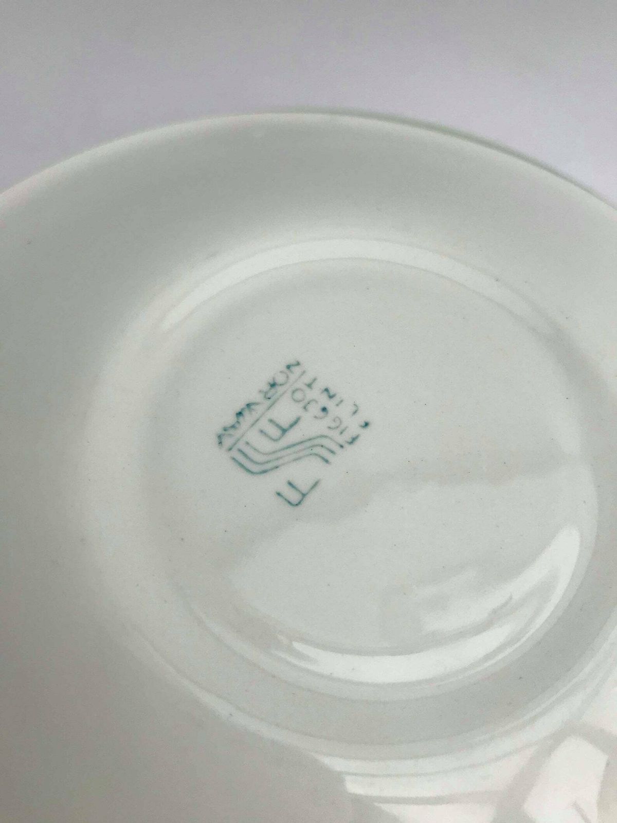 Figgjo Flint Saucers Sissel Mint Green Vintage 1950s Designed By Ragnar Grimsrud Scandinavian Design Norway Mid Century Replacement photo Home Decor